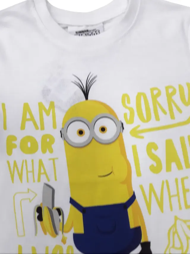 Μπλουζάκι T-shirt Minions White 80101990011 - 6-7 Y (122cm) 2