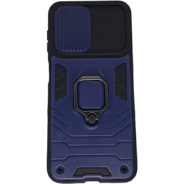 Θήκη Ring Lens Back Cover Πλαστικό Μπλε (iPhone 13 Pro)