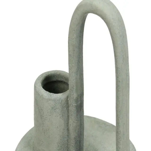 Κηροπήγιο Μπλε Κεραμικό 9x9x10.5cm 3