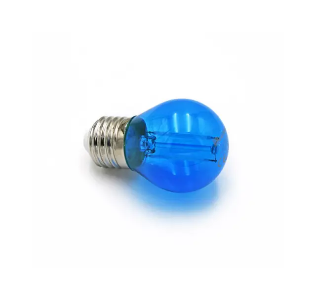LED ΛΑΜΠΑ COG ΣΦΑΙΡΙΚΟ Ε27 2W 230V ΜΠΛΕ