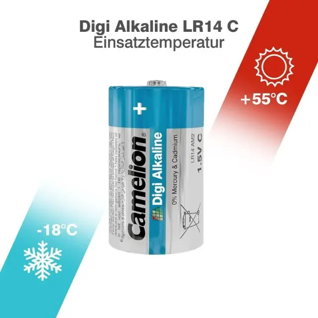 Camelion LR20-BP2DG – Μπαταρία Digi Ενισχυμένη Αλκαλική D 1.5V (2τμχ) 2