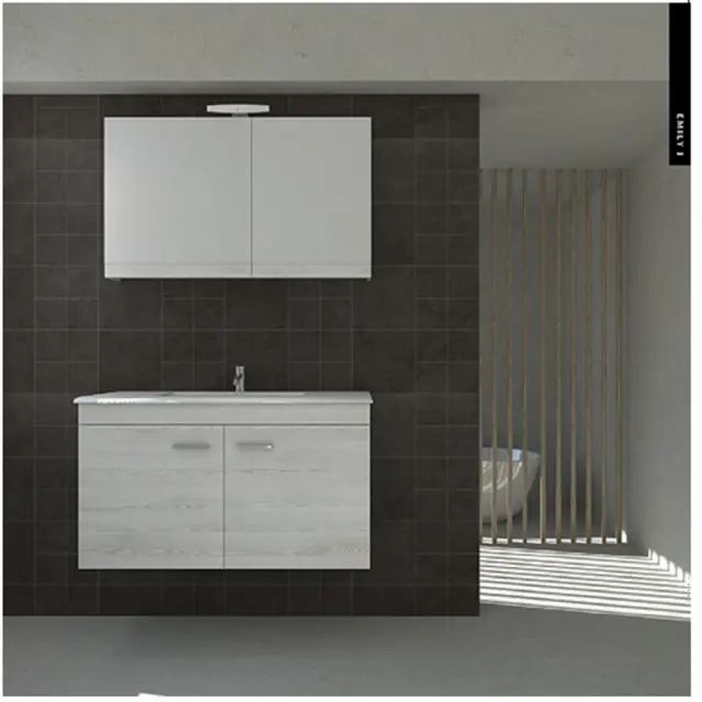 Κρεμαστό Έπιπλο Μπάνιου Emily 1 MDF 100cm