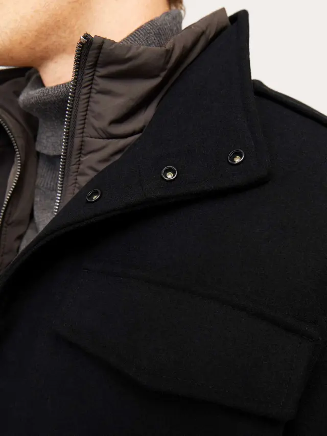 JPRCCALEX WOOL BLEND FIELD JACKET SN Black 3