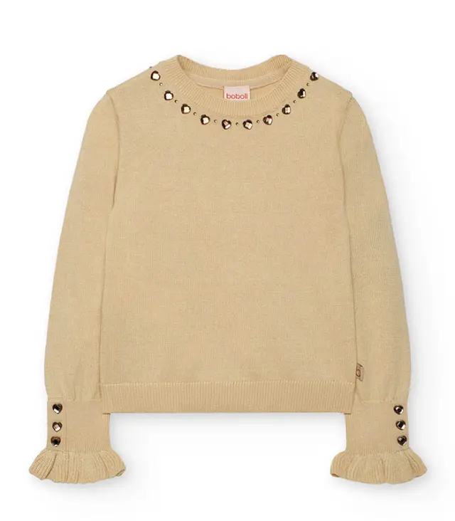 Boboli Chic Μπλούζα πλεκτή GLAM JUNGLE