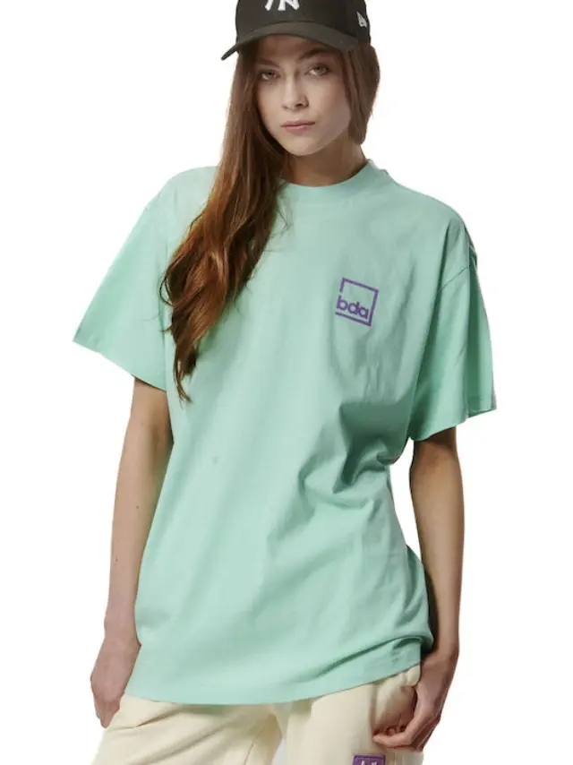 Body Action Γυναικείο Oversized T-shirt Glass Green - M