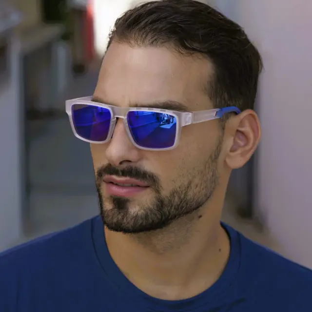 Ghetto Action Outdoor Sunglasses Clear Frame Unisex 2