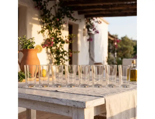 Σετ Γυάλινα Ποτήρια Excellent Houseware χωρητικότητας 240ml - 8 τεμάχια YE5000270