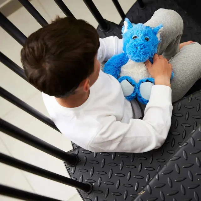 Warmies Θερμοφόρα Κατά των Κολικών Junior λούτρινος Μπλε Δράκος JUN-DRA-2 3