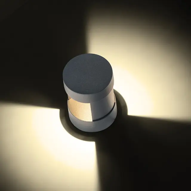 LED COB WALL LUMINAIRE 9W 200LM 79° 230V AC 3.000K DARK GREY CRI80 IP54 30.000HRS / LG3271G 2