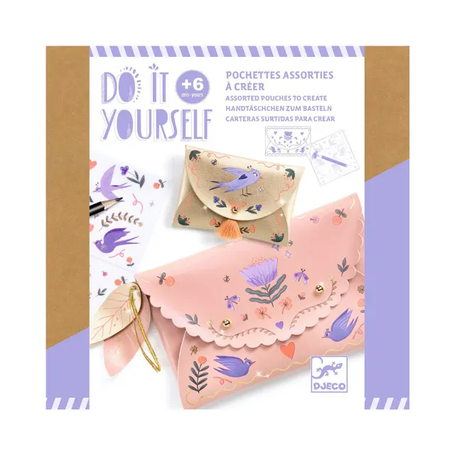 Djeco DIY Φτιάχνω τα δικά μου πορτοφόλια 6+ ετών 07976