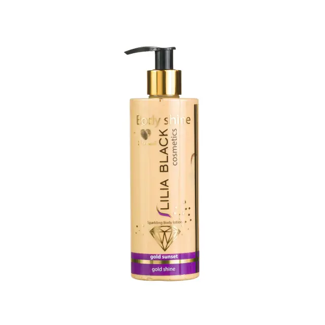 Lilia Black Body Milk Shine Gold Sunset 300ml