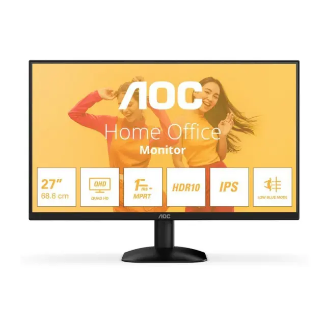 AOC Q27B35E IPS HDR Monitor 27" QHD 2560x1440 με Χρόνο Απόκρισης 4ms GTG