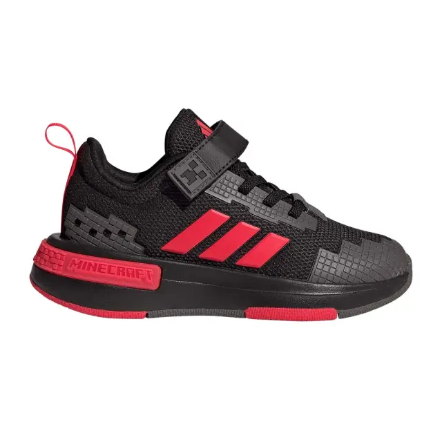 adidas Sportswear Boy's Minecraft Pro Elastic Laces C Μαύρο - Κόκκινο KK4643 (adidas Sportswear)
