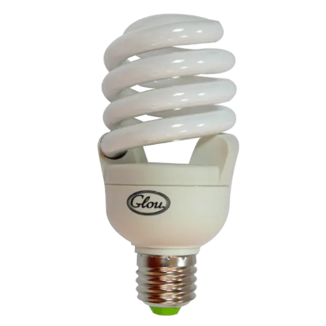 GLOU, Λάμπα Οικονομίας Spiral Cream 20W 42V E27 AC 2700K