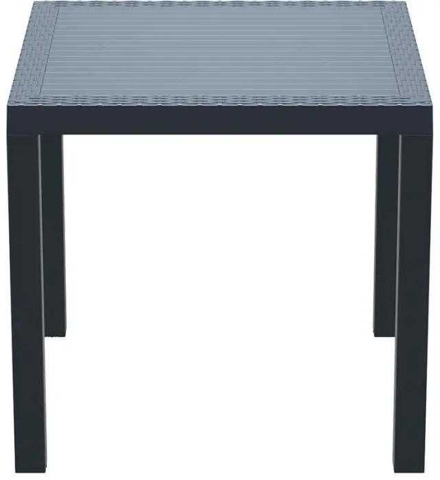 Τραπέζι ORLANDO Ανθρακί PP 80x80x75cm 2