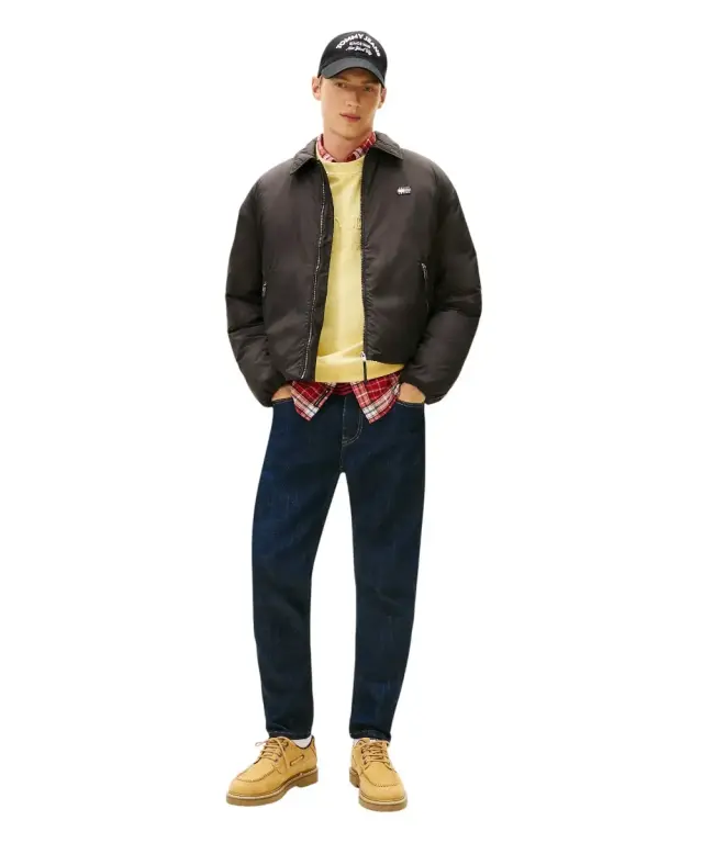 Tommy Hilfiger - Ανδρικό Παντελόνι Τζιν Austin Slim Tapered Fit DM0DM22716-1BK Μπλε Σκούρο 2