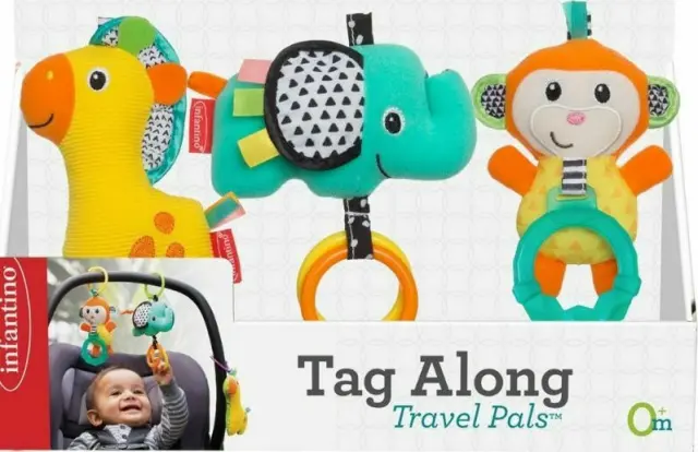 INFANTINO TAG ALONG TRAVEL PALS