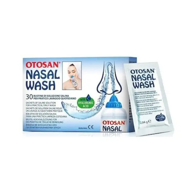 Otosan Nasal Wash Refill Ανταλλακτικά Φακελάκια για Ρινικές Πλύσεις με Υαλουρονικό Οξύ, 2,84g, 30τμχ