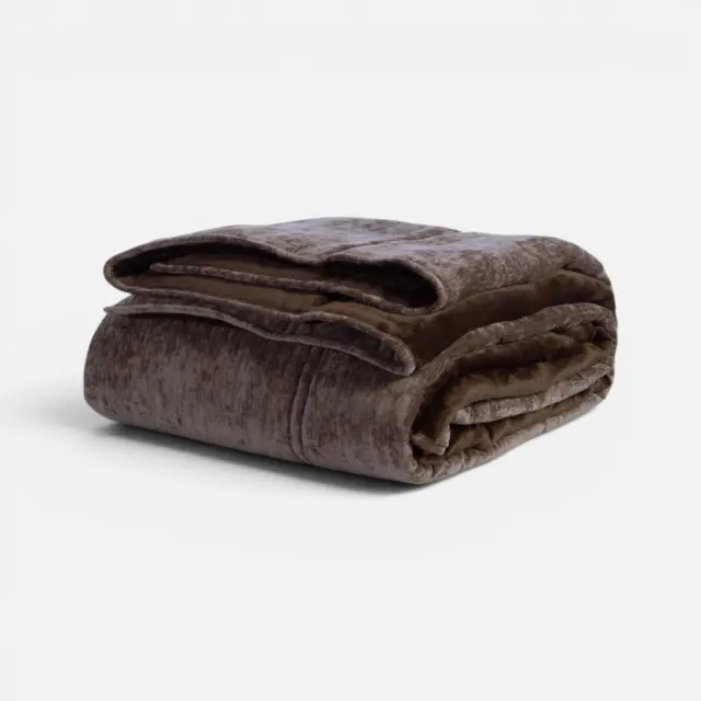 Κουβερτοπάπλωμα Υπέρδιπλο 240x220 Premium Nef-Nef Homeware Vania Coffee