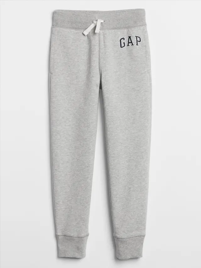 Γκρι Παιδικό Camo Print Gap Logo Pull-On Jogger Παντελόνι Φόρμας light heather gray - XS