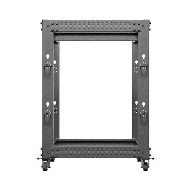 Lanberg Open Rack 19" 15U 600X600-1100 Adjustable Black (OR01-6115-B) 3