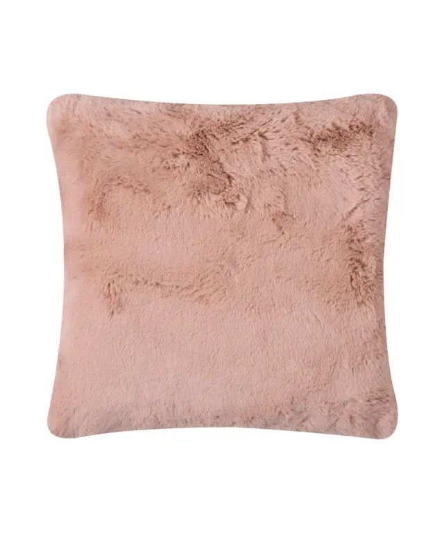 ΜΑΞΙΛΑΡΟΘΗΚΗ RABBIT FUR ΜΕ ΓΕΜΙΣΗ (45cm x 45cm) PINK - -
