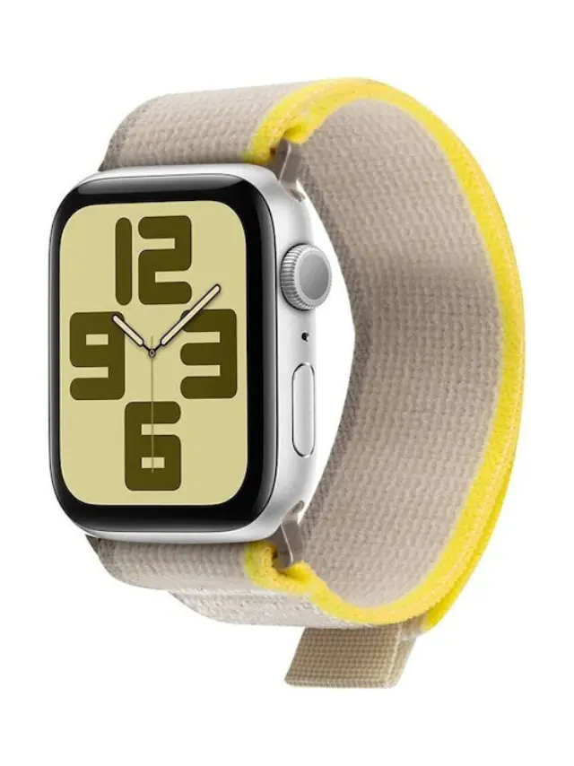 OBAL:ME® Nylon Λουράκι για AppleWatch 44/45/46/49mm-Beige/Yellow