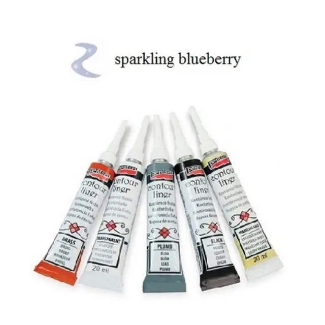 Contour Liner ανάγλυφο περίγραμμα Pentart 20ml - Sparkling Blueberry