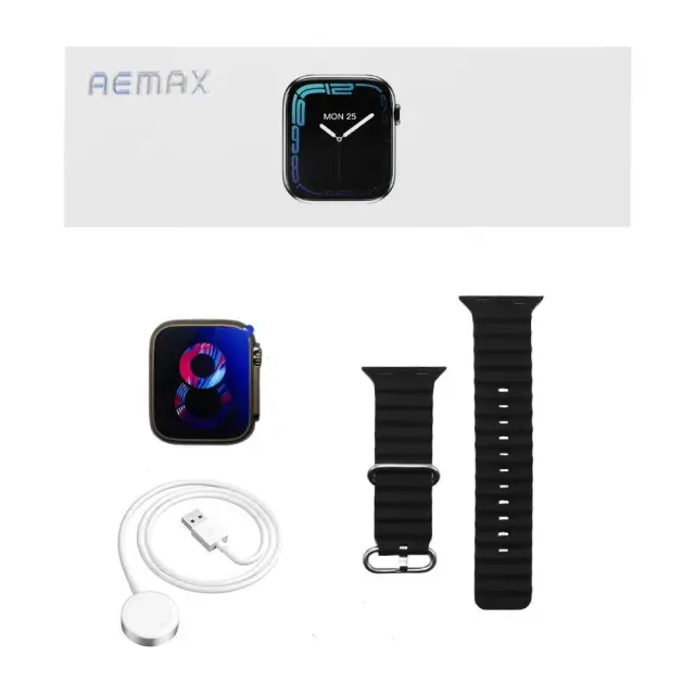 Smartwatch με Παλμογράφο και Απάντηση Κλήσεων-Μηνυμάτων Remax Watch 11 Pro Ανθρακί – Μαύρο