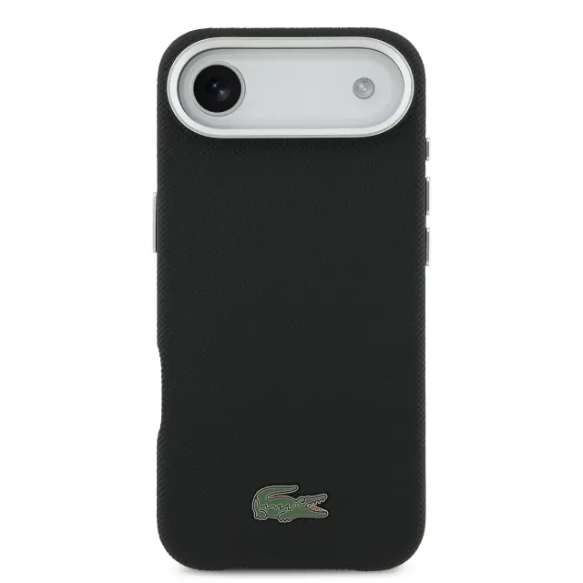 Lacoste Iconic Petit Pique Metal Logo MagSafe Case for iPhone Air Black 3