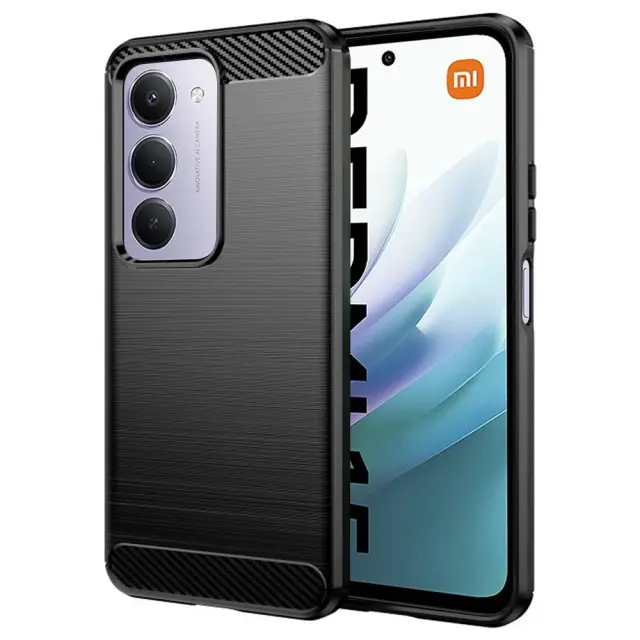 Techsuit - Carbon Silicone - Xiaomi Redmi 15 4G / 5G - Black