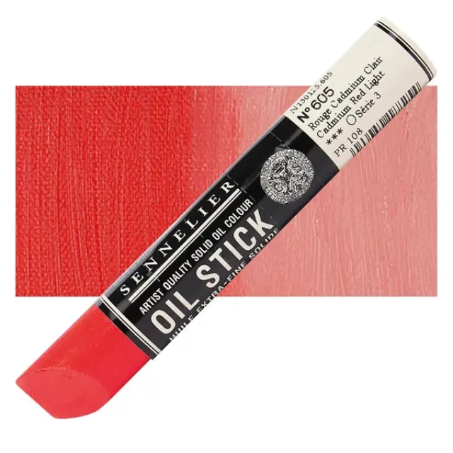 Sennelier Στικ Λαδιού 605 Cadmium Red Light - 38ml