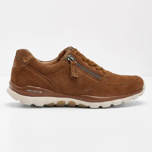 Gabor Sneakers Γυναικείο δέρμα Nubuck Καφέ GAB/76968 35-NEW WHISKY - 35,5