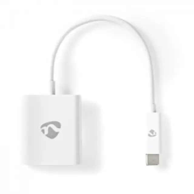 Μετατροπέας USB 3.2 Gen 1x1 Type-C αρσ. σε VGA θηλ., 0.20m, σε άσπρο χρώμα. 3