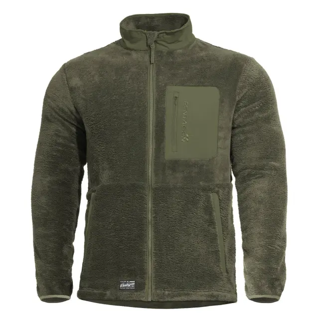 Pentagon Grizzly Full Zip Sweater-Μπλούζα Φούτερ για Καθημερινή- Υπηρεσιακή Χρήση - 01-Black-Μαύρο 3