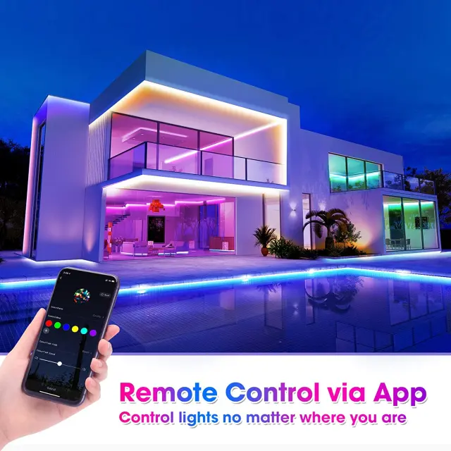Smart Rgb led ταινία με App 5m SMD5050