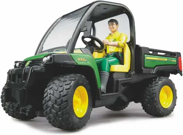 Bruder Αγροτικό John Deere Gator XUV855D Με Καρότσα Και Οδηγό / BR002490 (Bruder)