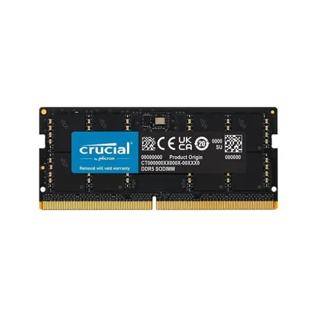 Crucial Μνήμη Ram 16GB 5600Mhz SODIMM (CT16G56C46S5)