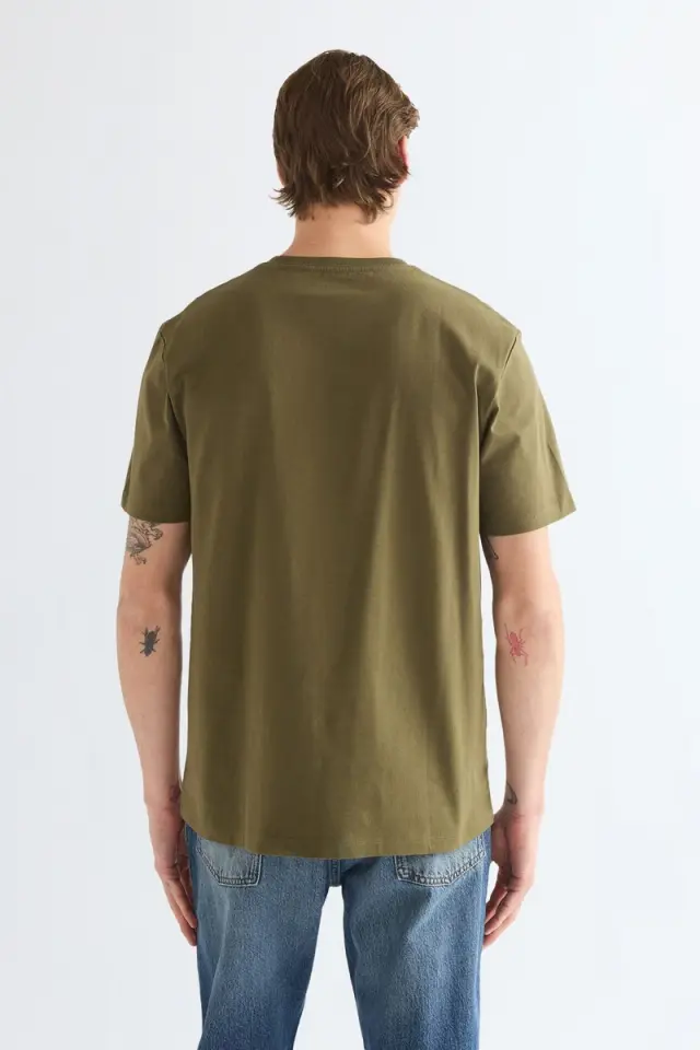 Wrangler Ανδρικό SIGN OFF T-Shirt 112388207 - Olive Night - XXL 2