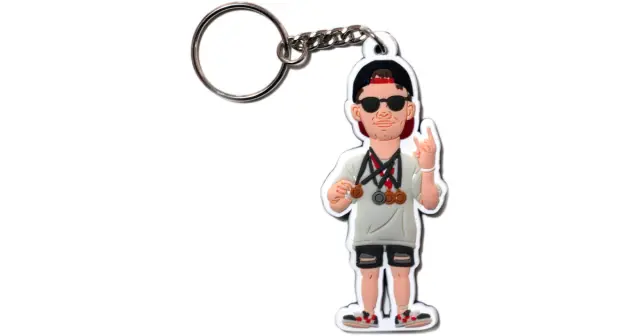 FIGZ JORDAN CLARK KEYRING