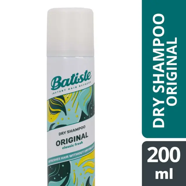 Batiste | Dry Shampoo Original Classic Clean Ξηρό Σαμπουάν με Κλασικό Άρωμα Φρεσκάδας | 200ml
