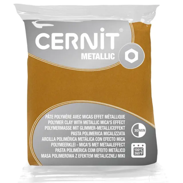 Πολυμερικός Πηλός Cernit Metallic No050 - Gold - 56gr