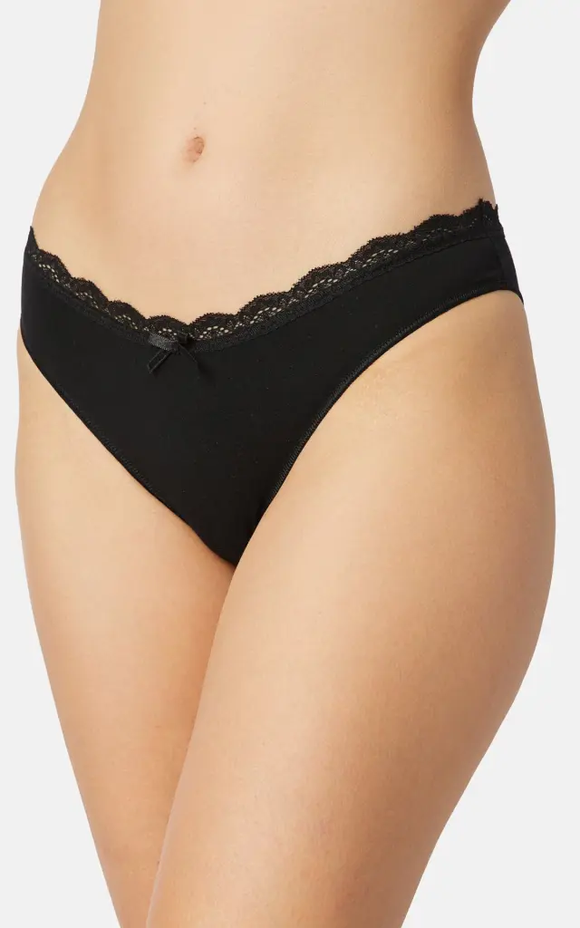 Fimelle TENCEL™ Modal Γυναικείο Bikini Lace Invisible Σλιπ 2τμχ Minerva