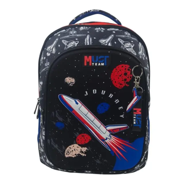 Τσάντα Πλάτης Δημοτικού Must Rocket 3 Θήκες / 587689 (Must)