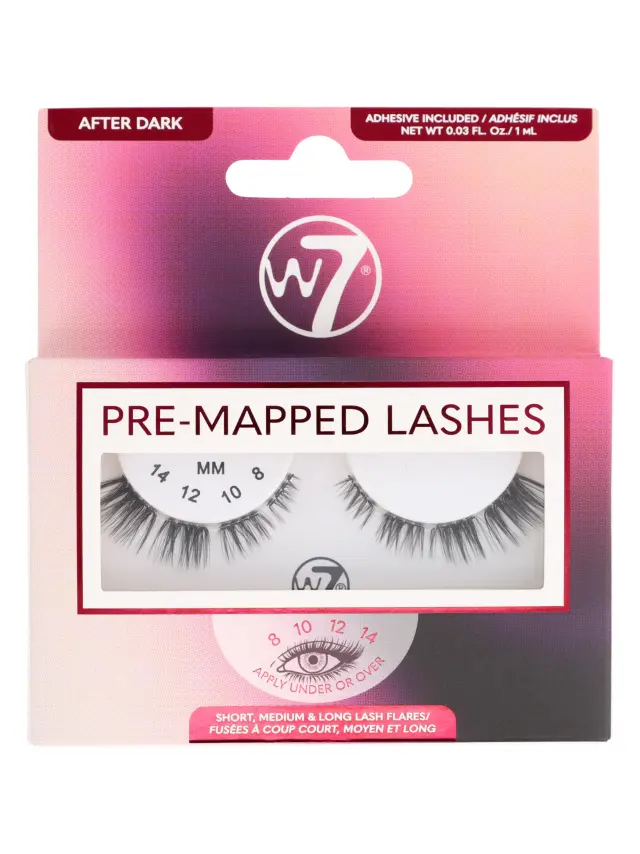 Pre Mapped Lashes After Dark W7