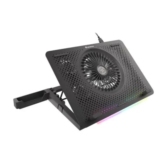 Genesis Gaming Laptop Cooler Pad OXID 450 RGB,15.6",1 fan, Led light, 1 USB (NHG-1678) (GNSNHG-1678)