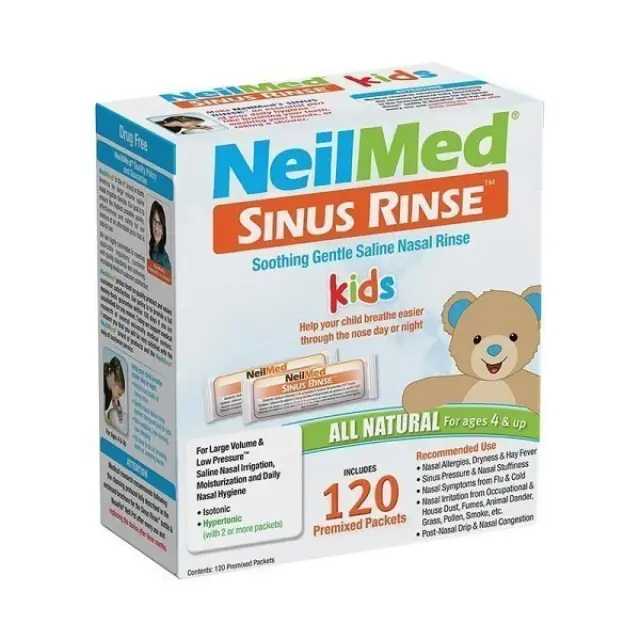 NeilMed Sinus Rinse Kids Ανταλλακτικά Φακελάκια Ρινικού Αποφρακτήρα για Παιδιά 120τμχ