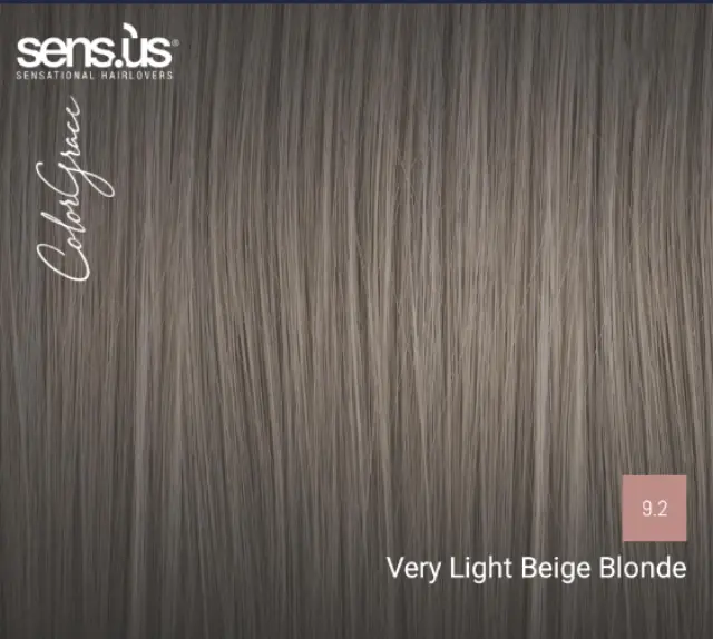 Sensus Color Grace M3K 9.2 Very Light Beige Blonde 100ml - (μόνιμη βαφή πολύ ανοιχτό μπεζ ξανθό) 2