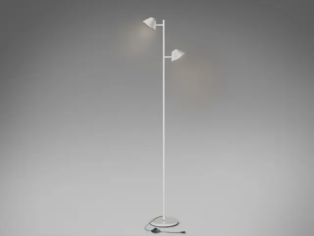 TAROS Floor Lamp 2L White - Φωτιστικό Δαπέδου LED με Ρυθμιζόμενο Φωτισμό και Χρώμα Καφέ Σκούρο Καφέ 3