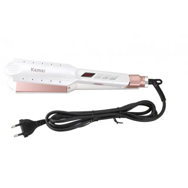 KEMEI KM-8852 - Ισιωτική μαλλιών με κεραμικές πλάκες και επίστρωση τουρμαλίνης
